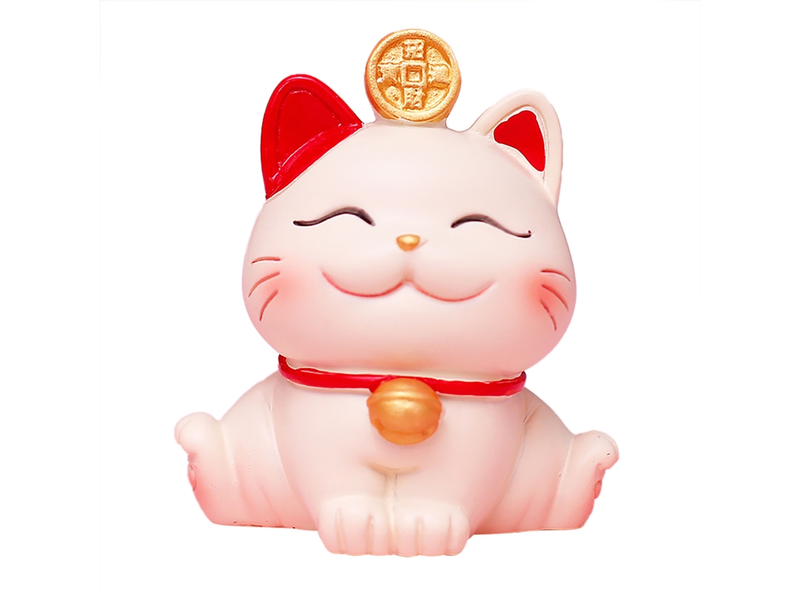 Ornamento De Gato Da Sorte Decorativo Para Trazer Sorte