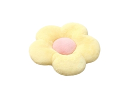 2026 almohada de Piso Flor Suave Alfombra de Sala Decoración de Habitación 50cm Amarillo
