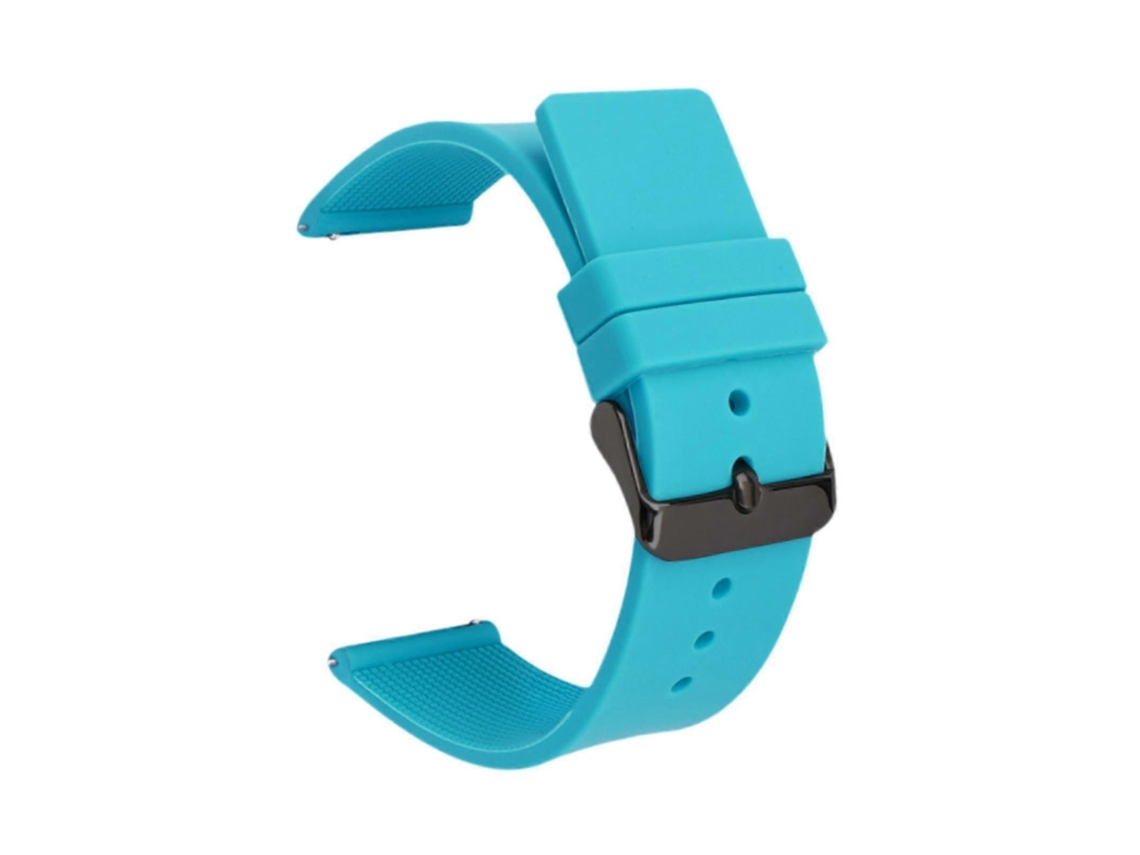Pulseira de Silicone Premium Substituição com Fivela Metal 22 Mm para Smartwatches. GOKOCO