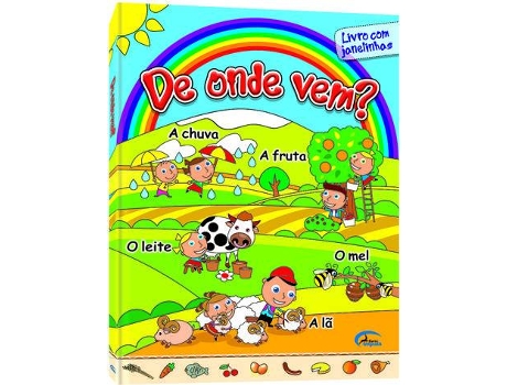 Livro De Onde Vem? Livro Com Janelinhas de VVAA (Português)