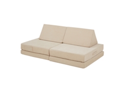 Sofá De Brincar Norhulta De 5 Peças 120x66x46 Cm Cordão Bege [EN.CASA]