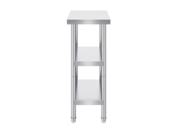 Mesa De Trabalho Para Preparação De Alimentos Succebuy Em Aço Inoxidável, 14 X 24 Polegadas, Para Cozinha