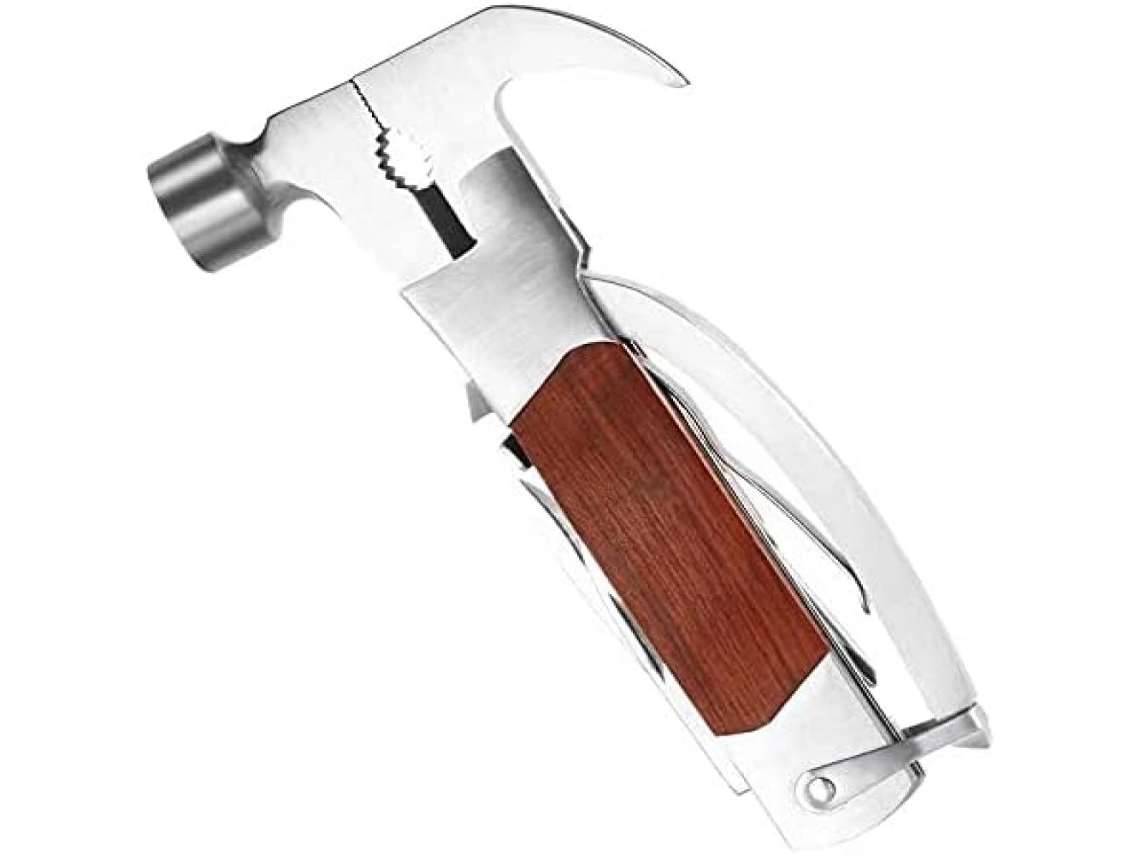 Multiferramenta Para Camping, Versatilidade Incomparável, Aço Inoxidável, 14 Em 1, Compacta E Portátil Para Caminhadas, Caça E Emergências