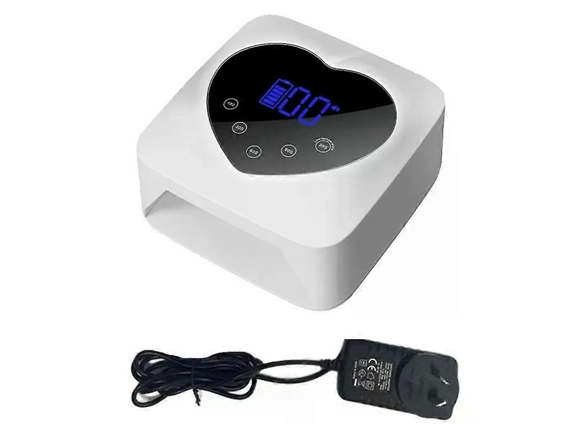 Lâmpada De Unhas Artísticas Com Sensor Automático, Visor Lcd, Uv/led, Fototerapia Para Unhas, Plugue Au