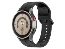 Pulseira De Silicone Com Fivela Colorida E Ranhuras Para Samsung Galaxy Watch 6 / 6 Classic