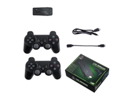 Console De Videogame Sem Fio Retro 4k Hdmi Com Mais De 10.000 Jogos, Tv Stick De 64 Gb E 2 Controles Ly Ebike