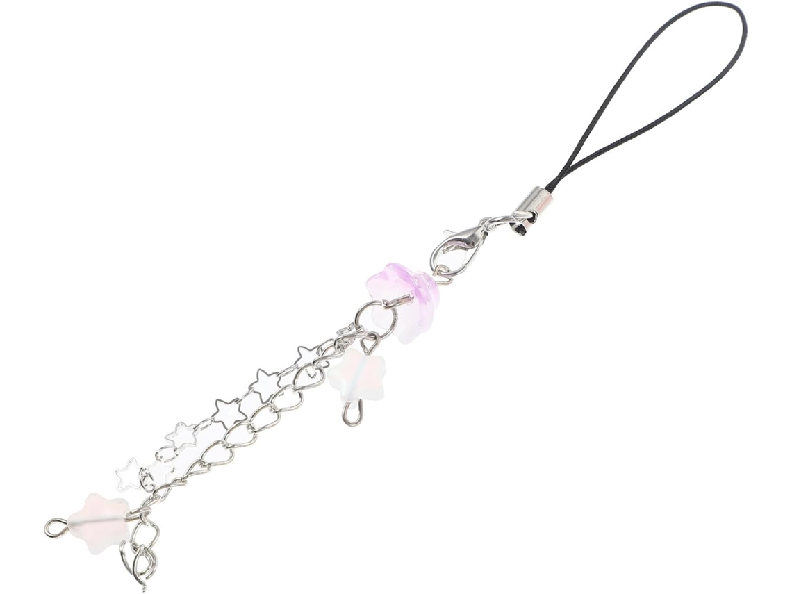 Pingente Fofo E Curto Para Celular Com Câmera Em Esmalte Colorido.