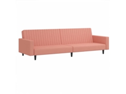 Sofa Bed, Sofa Beds Vidaxl Cor-de-rosa Veludo (n/a)