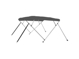 Vidaxl Toldo Em 4 Arcos Bimini 243x210x137 Cm Antracite