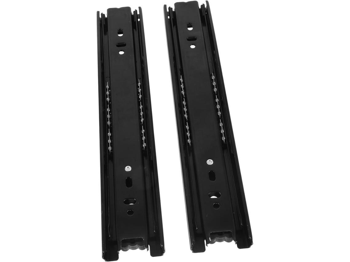 Conjunto De 2 Peças De Trilhos De Gaveta Com Extensão Total E Guias Removíveis Para