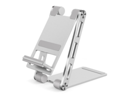 Suporte Multifuncional Para Celular De Mesa, Suporte Resistente Para Celular, Acessórios Prateados. Nostalgia88
