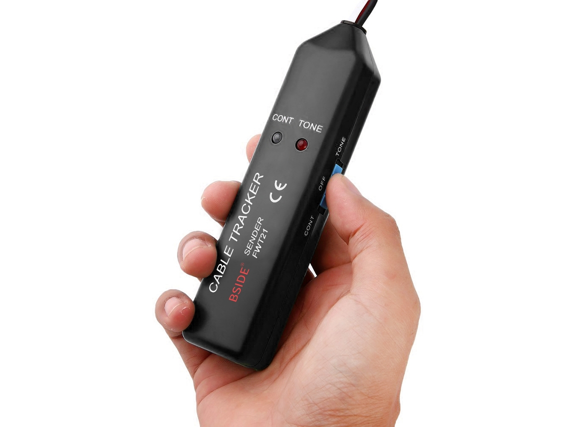 Bside Fwt21 Localizador de Linhas Telefônicas e Testador de Cabos de Rede com Bolsa