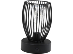 Luminária Noturna Vintage De Ferro Com Led 15 Cm Cabeceira Para