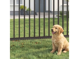 Vidaxl Painel De Cerca Para Jardim 24 Pcs Aço Galvanizado Prateado
