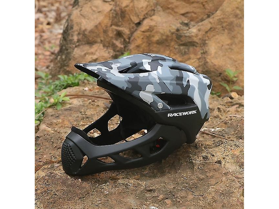 Capacete De Ciclismo Masculino Profissional, Tamanho Pequeno (58-62 Cm), Camuflado, Para Mountain Bike E Ciclismo De Estrada.