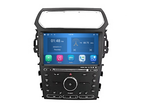 Autorrádio 4gb Ram64gb Rom Carplay Roverone Para Ford Explorer 5 2011 2019 Android Carro Rádio Bluetooth Gps Navegação
