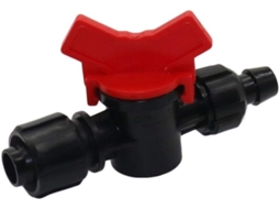 Conjunto de 2 Adaptadores Conexão Mangueira Dn16 para Dn13 Válvula Corte Água Travas Desviadora Agricultura,