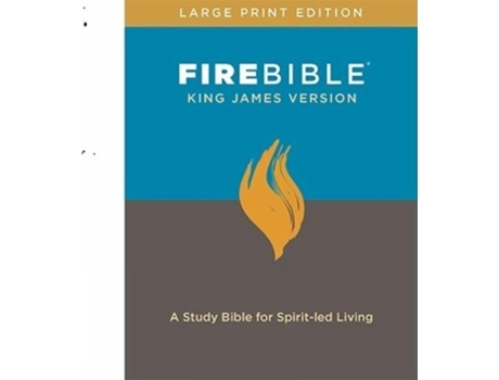 Livro fire bible, king james version, large pr de edited by donald stamps , edited by j wesley adams (inglês)