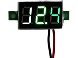 Módulo Mini Display Led Digital Vermelho E Azul Diy Voltímetro Dc 2