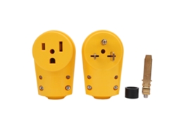 Awts conjunto de Plugue e Tomada 6 50p 6 50r 50a 3 Pinos 12500w para Soldadora Universal, Fácil de Desconectar