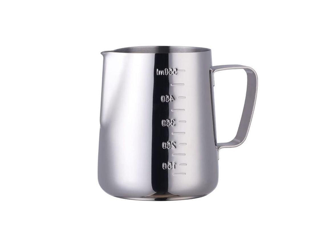 2026-jarron De Espuma De Leche De Acero Inoxidable Con Escala Interna Para Café Expresso Accesorios Plata