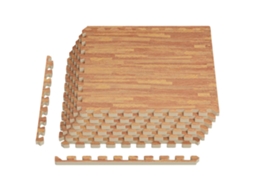 Conjunto 6 Mats De Quebra-cabeça Interligados Vidaxl Castanho Espuma (2,16 M²)