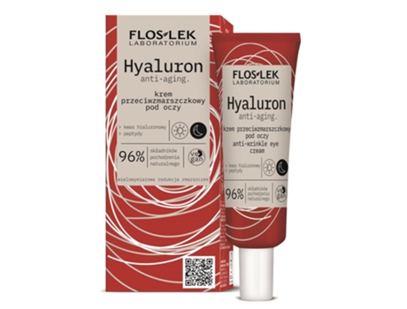 Flos Lek Advanced Hyaluronic Anti Wrinkle Eye Cream, 30ml Premium Anti Aging Solution Floslek