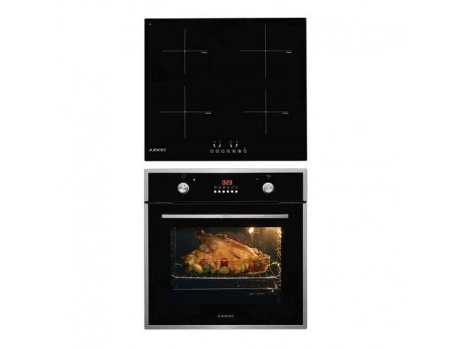 Pack Encastre Jpk4Ei200389 4Ind+Forno Preto Jocel Preto