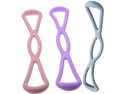 Conjunto De 3 Faixas Resistência Para Exercícios E Ioga, Feitas Material Tpr, Alongamento Corpo Inteiro, Com