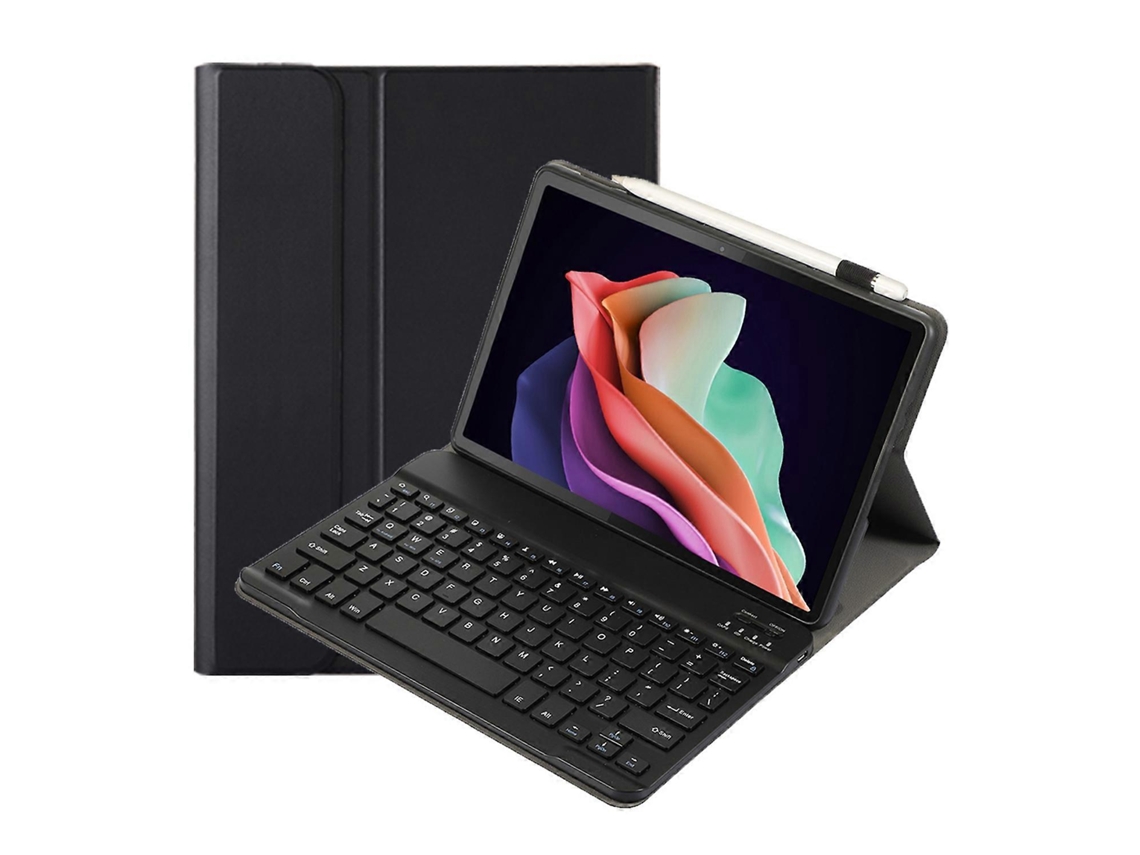 Capa De Couro Ultrafina E Destacável Com Teclado Bluetooth Para Tablet Huawei Matepad Se 10.4 (ah13)