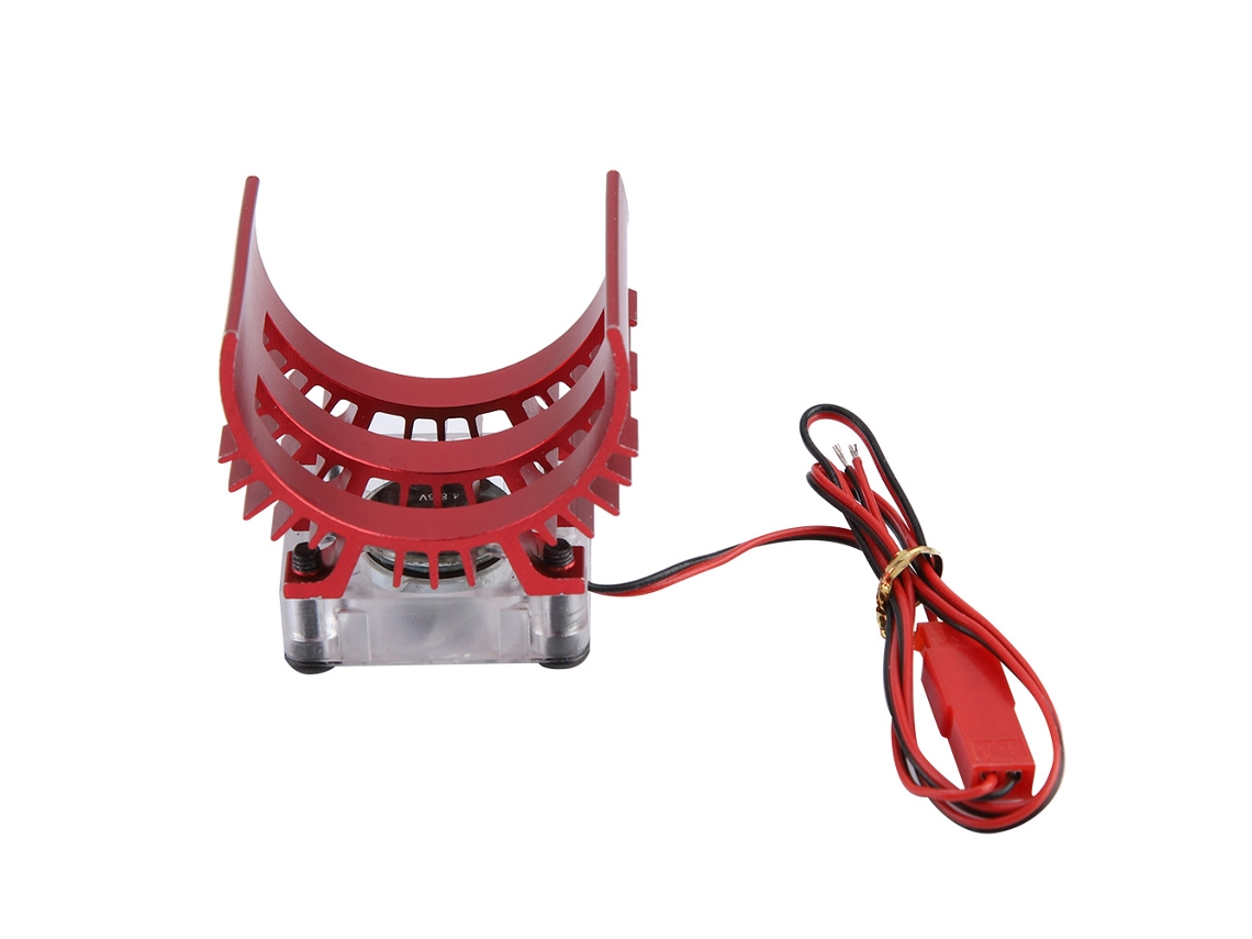 Ventoinha Resfriamento Motor 21000rmp Carro Rc 540 Vermelha
