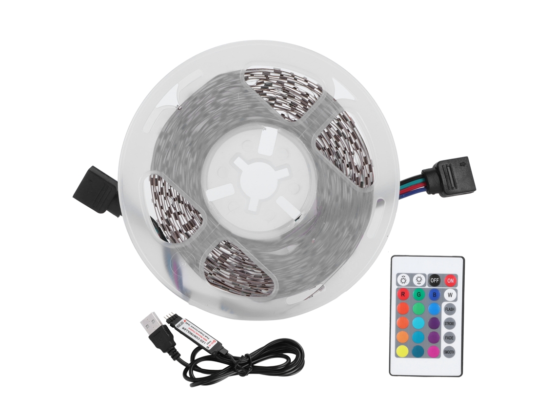 2026 tiras Led Rgb Usb com Controle Remoto para Iluminação de Fundo de Tv e Decoração Interior com Mudança de Cor