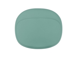 Caixa de Armazenamento para Fones de Ouvido e Moedas em Silicone Verde 9x2.5x7.6cm