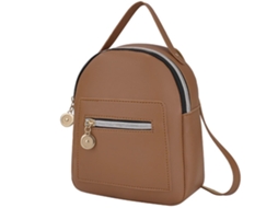 Rebe-mochila De Couro Pu Para Mulheres Mochila Casual Bonita Com Bolsos Zíper Convertível Em Bandolera