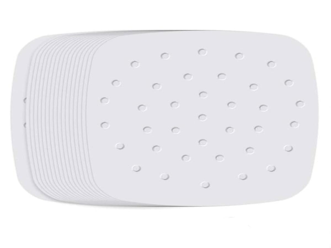 Papel para cozimento a vapor Lurelia, 200 unidades, quadrado, para vegetais, 22 cm, perfurado, branco, para cozimento a vapor