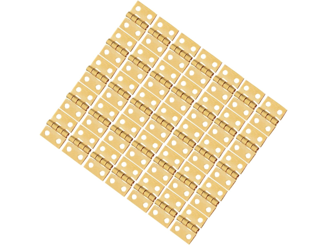 Conjunto De 30 Dobradiças Pequenas Cobre Para Caixas Joias Madeira, Ideais Para Artesanato E Modelagem
