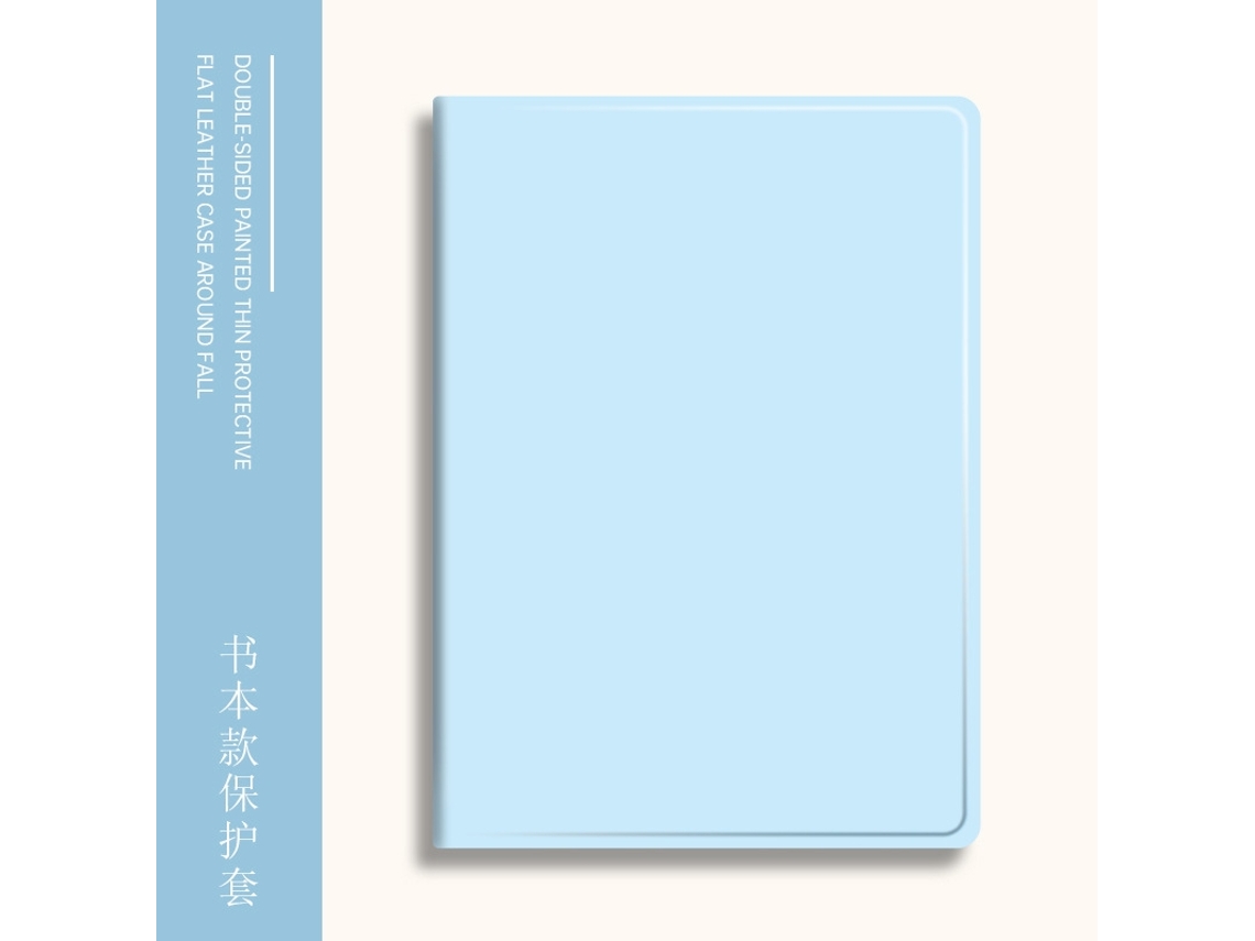 Capa Elegante Para Ipad 2021 De 10,2'' Na Cor Azul Celeste.