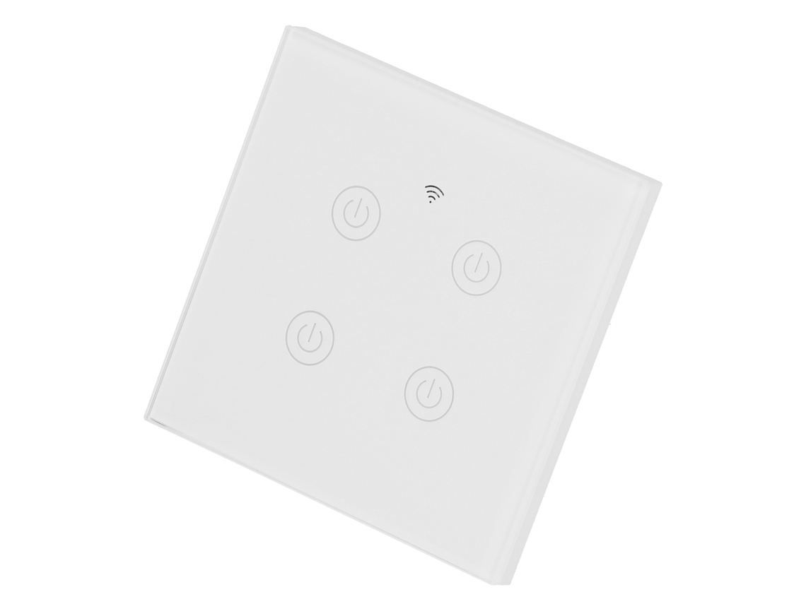 Laxiscreed Interruptor Wifi Inteligente Com Toque E Controle Por Voz
