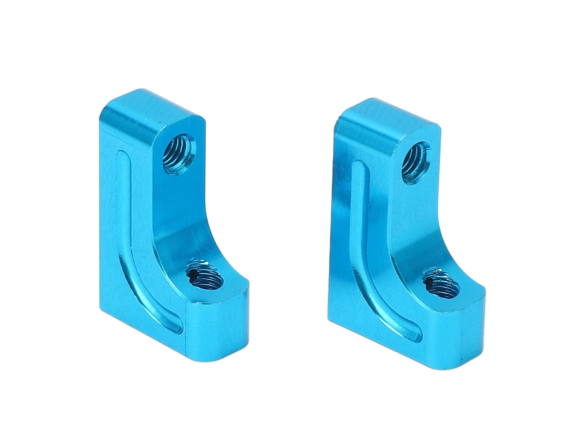 2pcs Suporte De Servo De Rc Em Liga De Alumínio Para Tamiya Tb03 Tt02 Xv01 Universal