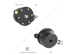Base Niveladora Para Trípode Andoer Dy-50 Cabeza De Trípode Aluminio 3/8'' Burbujas Nivel Para Cámaras Canon Nikon Sony Dslr