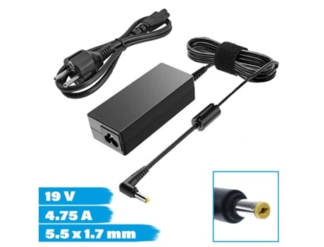 Carregador Para ACER 5.5X1.7Mm19V 4.74A 90W