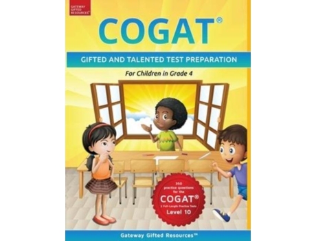Livro Cogat Test Prep Grade 4 Level 10 De Gateway Gifted Resources (inglês)