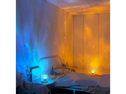 Luminária Noturna Annadue Com Efeito Ondulação Na Água, Luminária De Mesa Led Dinâmica 360-graus, Iluminação Ambiente