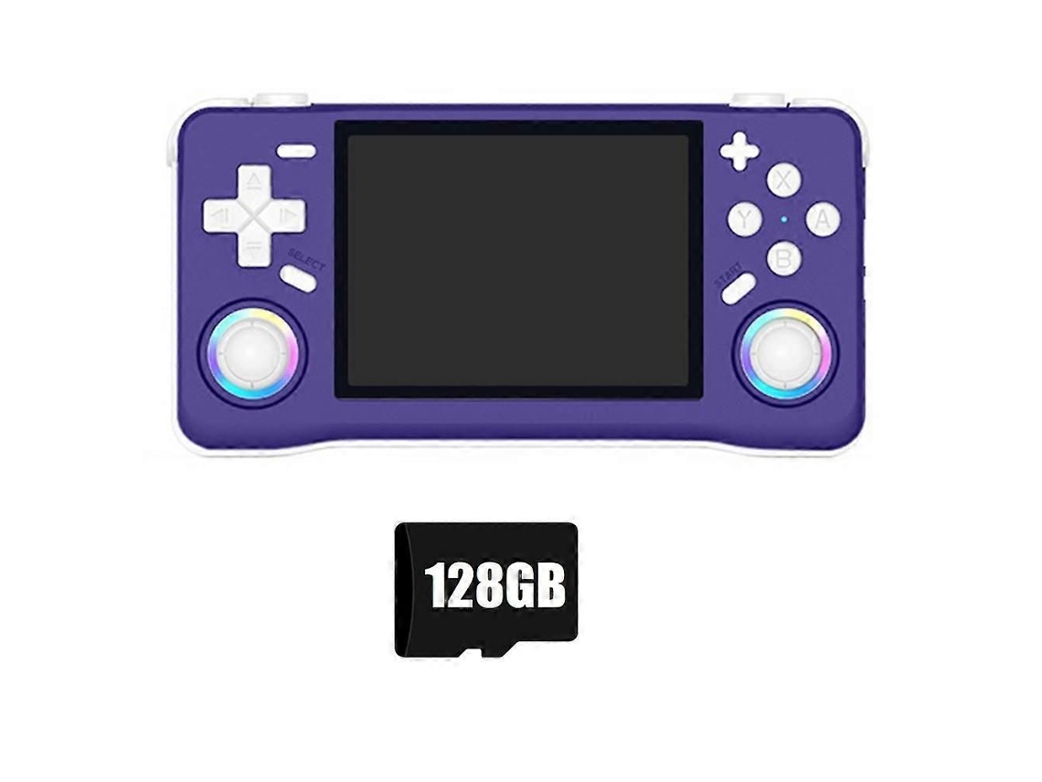 Console de Videogame Portátil Retrô Xf35h com 128 Gb de Jogos Pré instalados, Tela Ips de 3,5 Polegadas, Wi fi e Linux | GOKOCO