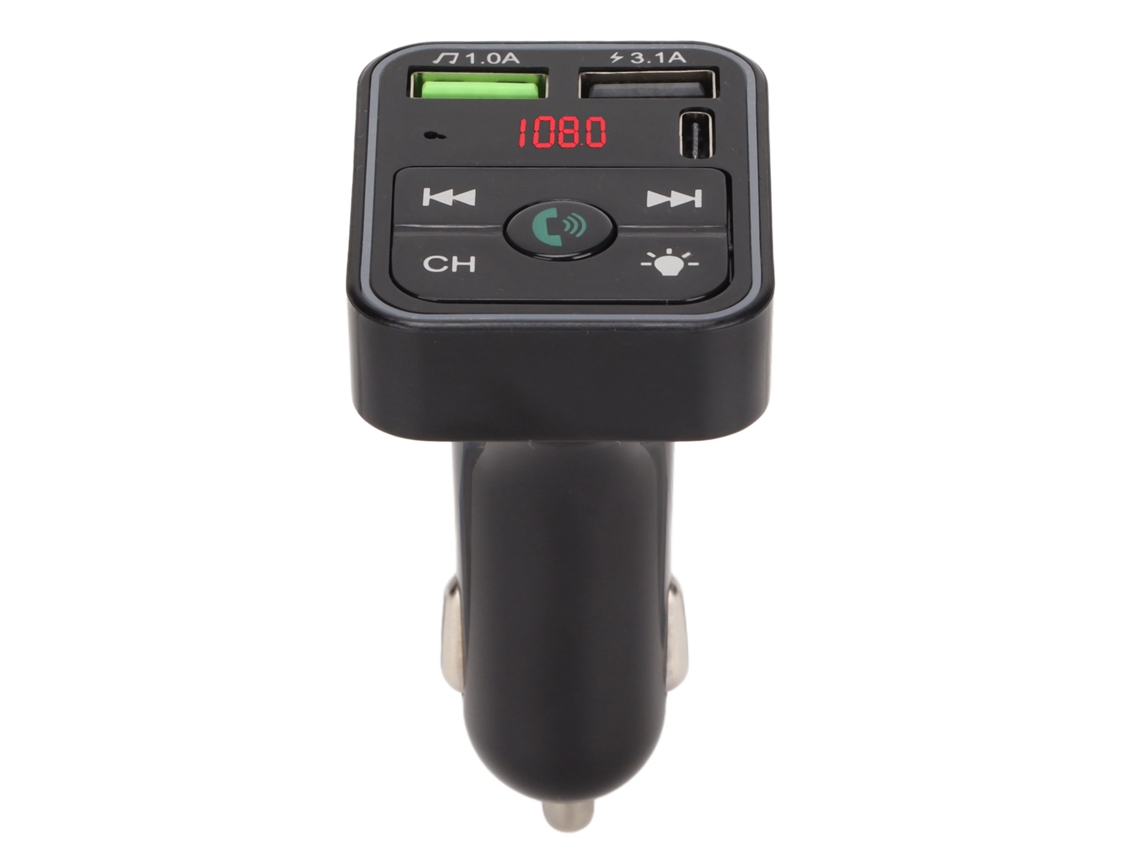 Carregador de Carro EOOCOO com Bluetooth 5.0 para telefone