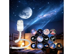 Luminária Noturna Galaxy Star Atualizada, Projetor Led Usb De 360°