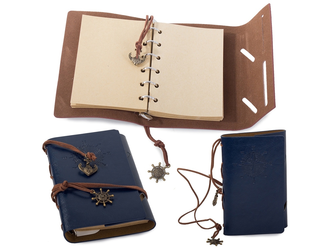 Diário E Caderno, Couro Retrô