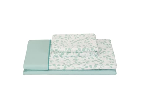 Jogo de Lençóis PIKOLIN HOME (90x190/200cm - Verde - Algodão)