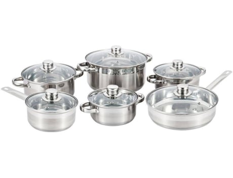 Trem de Cozinha GOODTASTE Festin (Prateado - Metal - 11.5x24x24 cm - 12 Un)