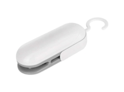 Mini Seladora - ZGEER - Seladora Portátil - Seladora de Saco Plástico para Carne - Legumes - Cinza Branco ZGEER